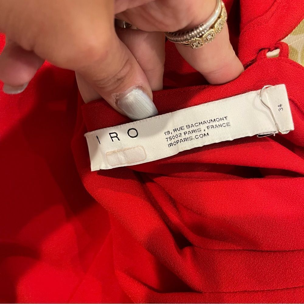 Iro Red Tonight Dress - Picture 11 of 11